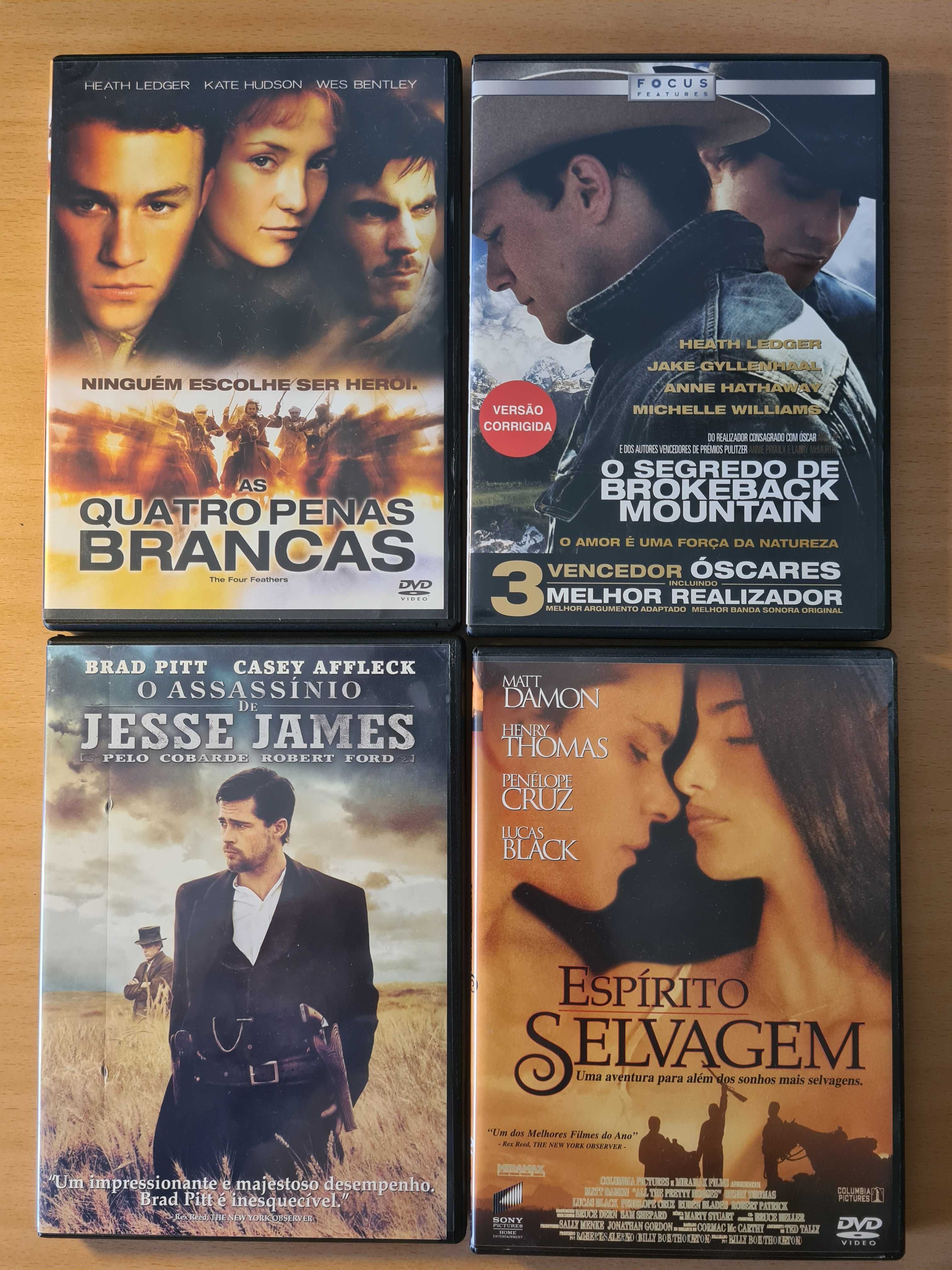 4 filmes westerns em DVD