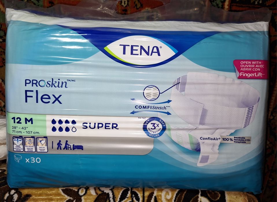 Підгузки для дорослих Tena ProSkin Flex М super 7 крапель 30 шт.