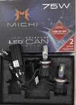 Світлодіодні Led лампи H1/H4/Н7/H11/9005/9006 Michi Can 75W