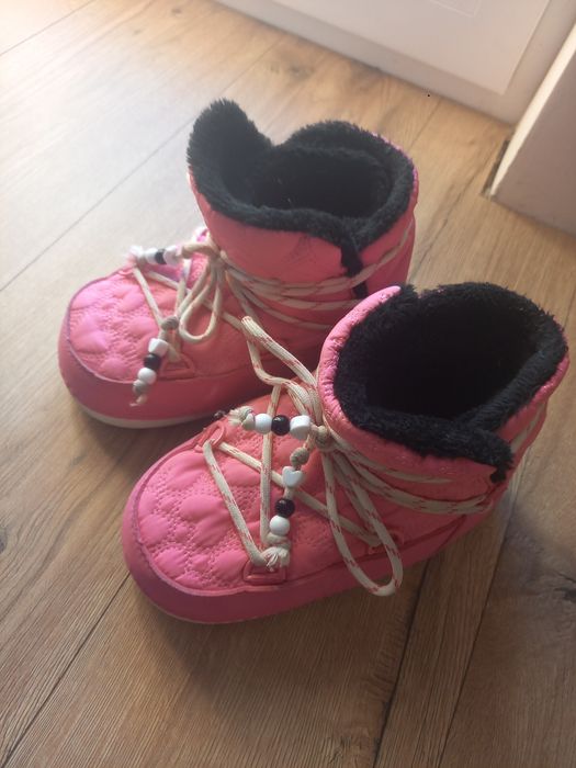 Zimowe buty śniegowce dziecięce 34/35
