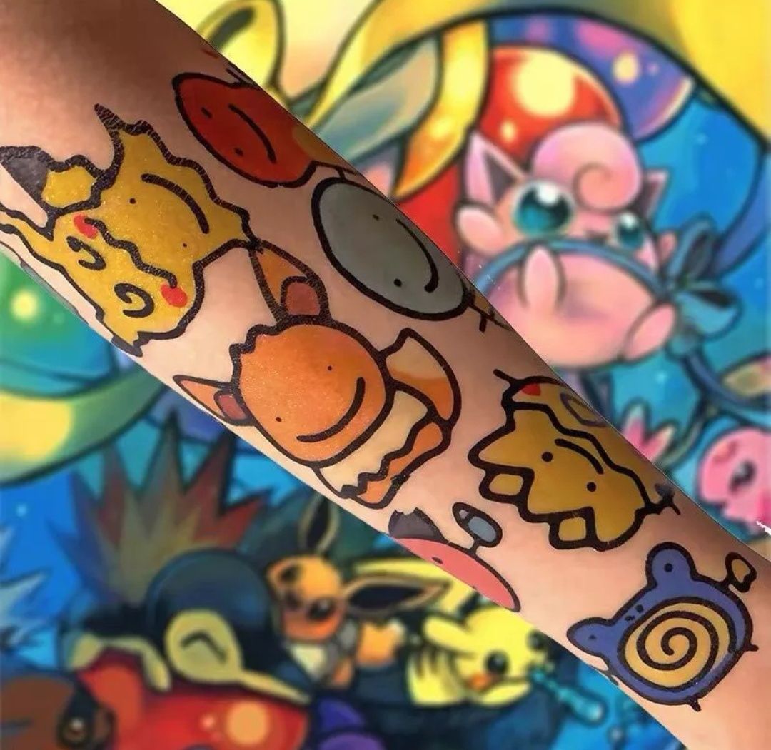 30 tatuaży pokemon tatuaże Pikachu