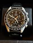 Relógio Omega x Swatch Mission to the Moon Moonshine Gold Beaver