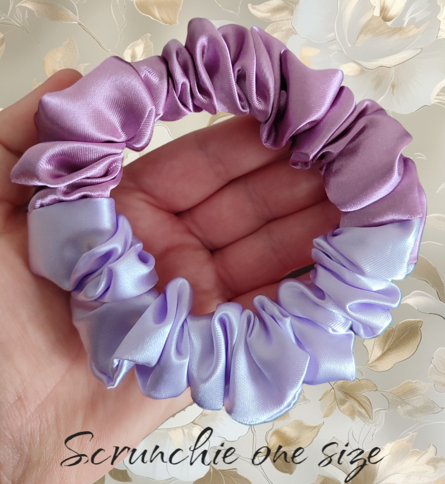 Scrunchie do włosów one size satynowa