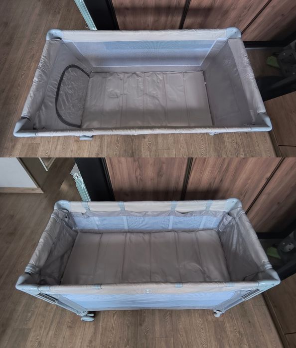 Łóżeczko turystyczne dwupoziomowe i gratis