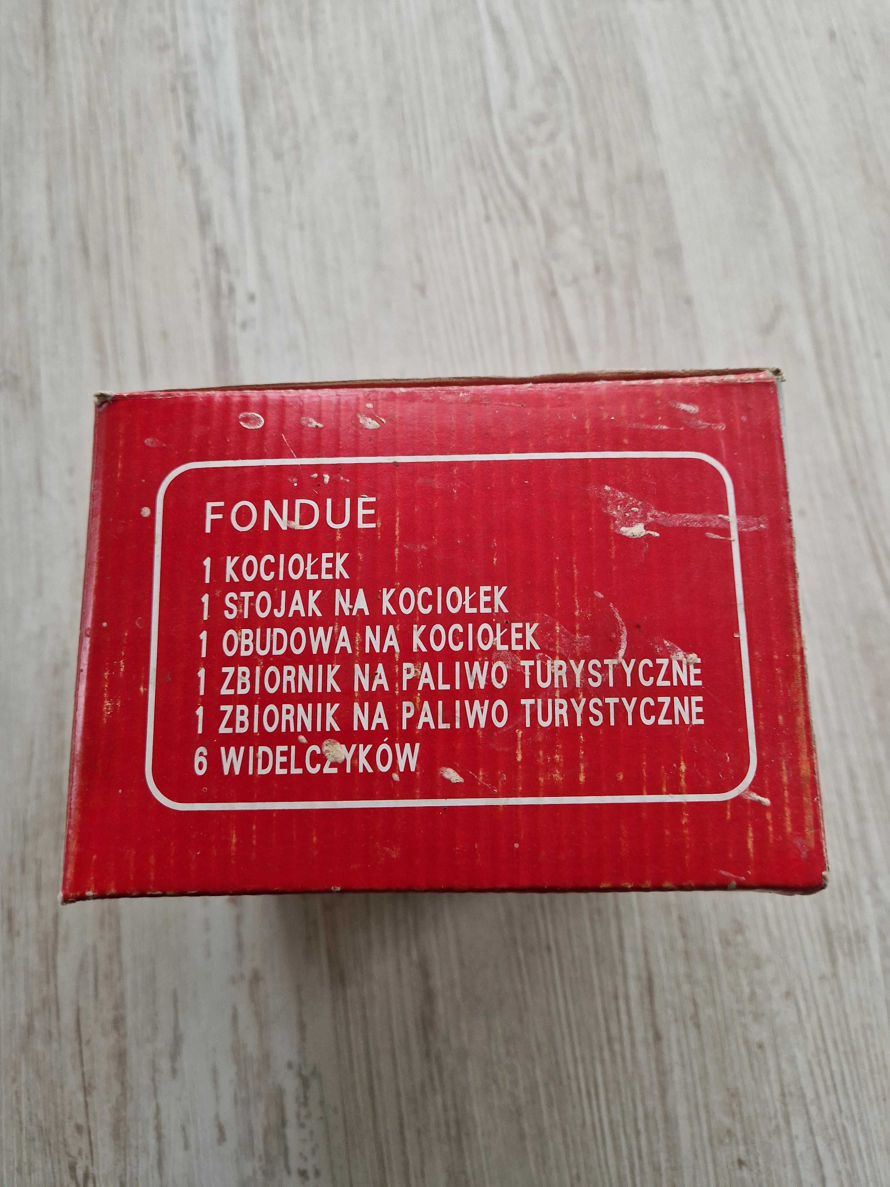 Nowy żeliwny zestaw do Fondue (10 elementów)