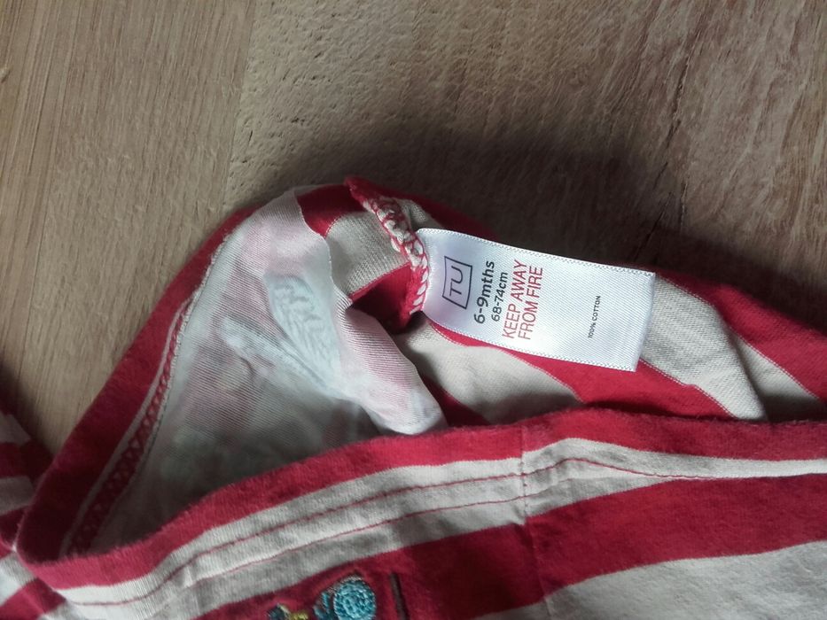 Bluzki bluzy 68-74 kaptur TU Baby Gap