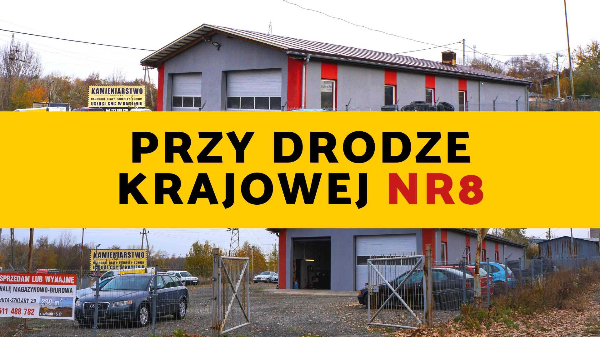 HALA MAGAZYNOWA BIURO MAGAZYN 230m2 + Działka 15ar Gotowa Sprzedaż FV