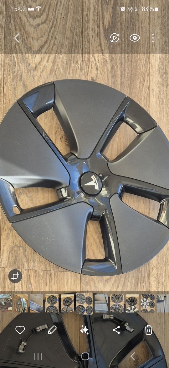 Tesla model 3 Oryginalne Dekle Aero 18"