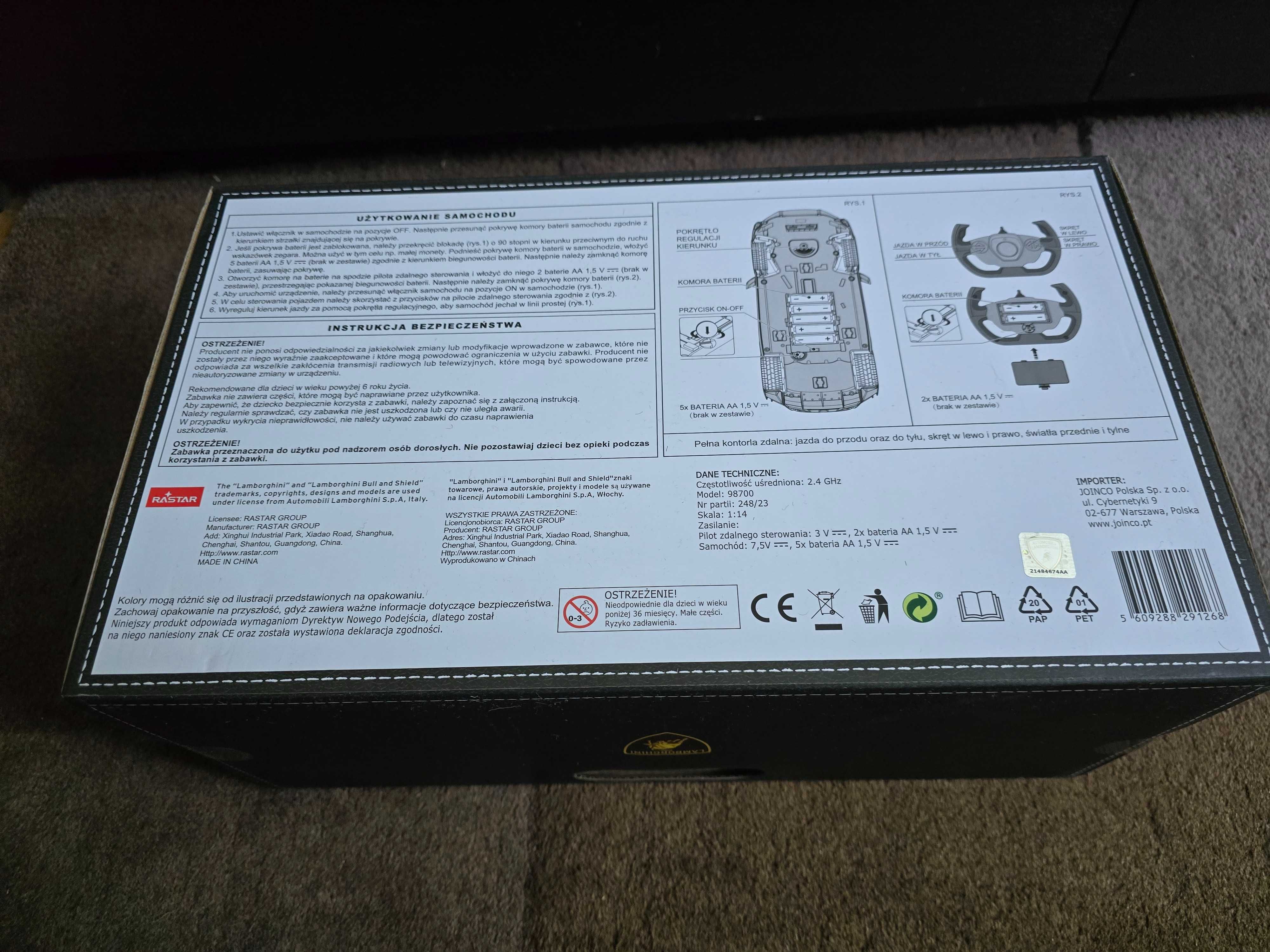 Lamborghini Huracan STO 1:14 Nowy RASTAR