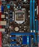 Материнку + проц asus p8h61m lx3 plus r2.0