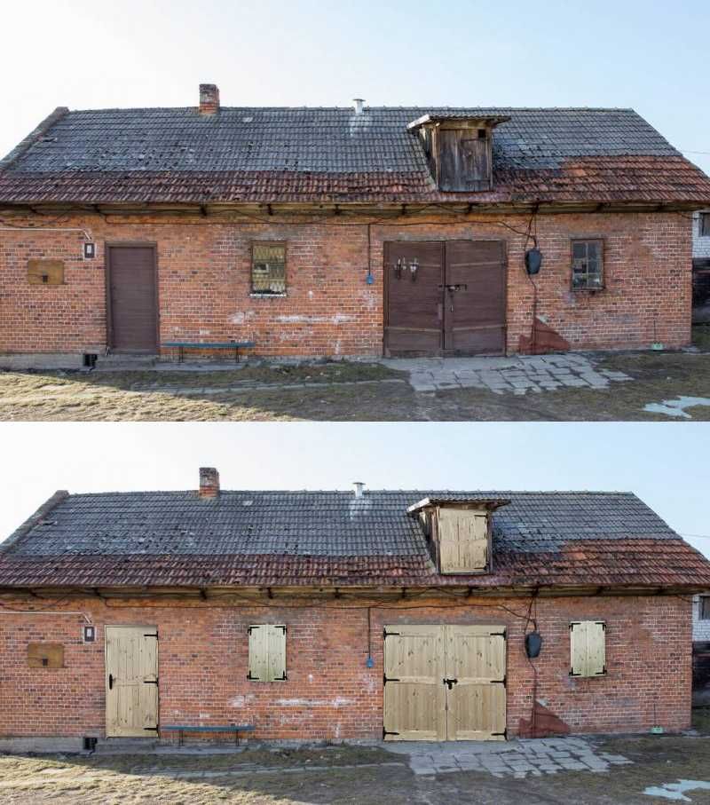 Drzwi do komórki, drewutni, stajni