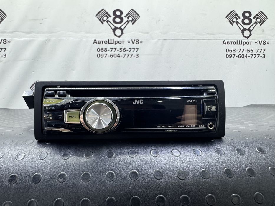 Радіо магнітола JVC KD-521 USB AUX CD MP3