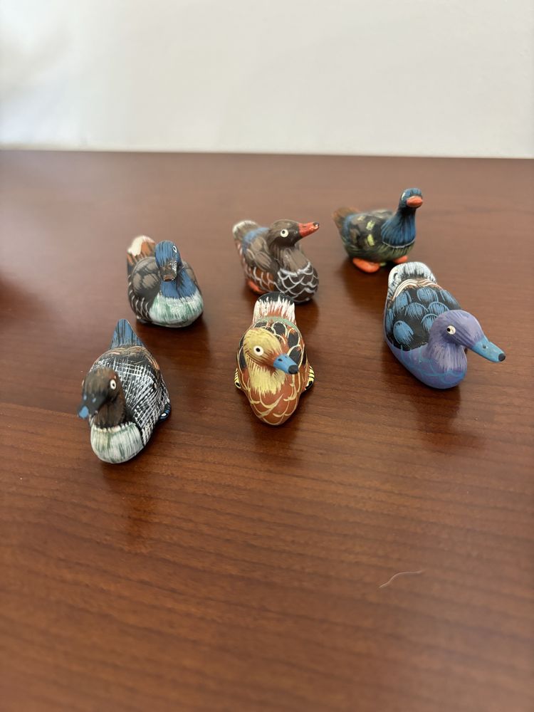 Patos decorativos 6 unidades