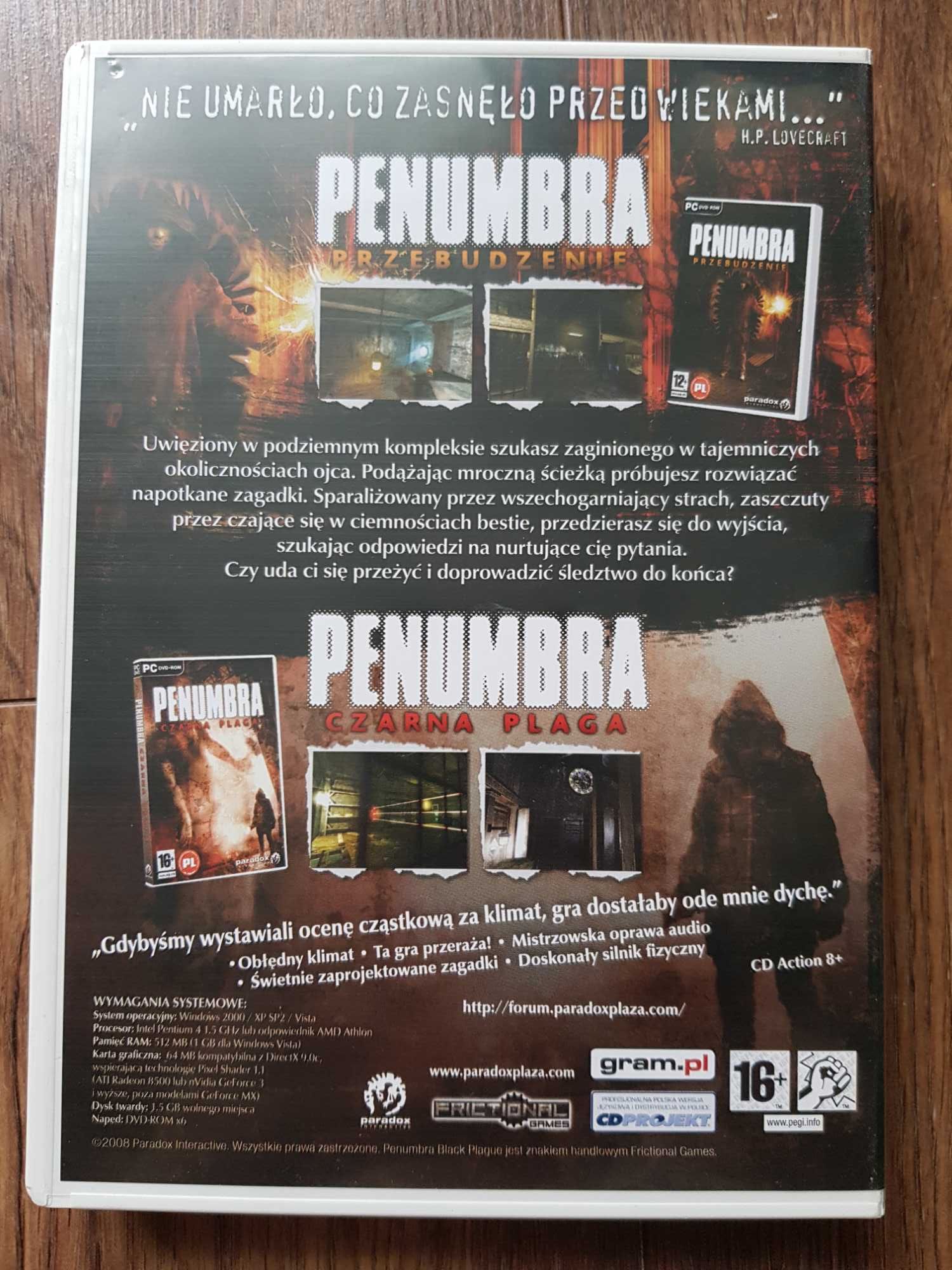 Gra CD Penumbra Przebudzenie i Czarna plaga