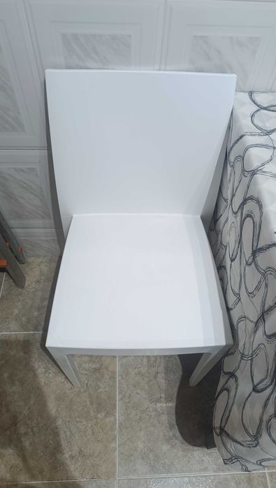 Mesa cozinha vidro temperado e duas cadeiras