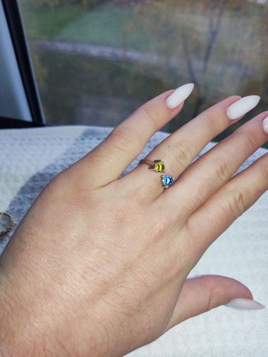 Кільце срібне  патріотичне 925 проба. Повністю нове . Хороша ціна