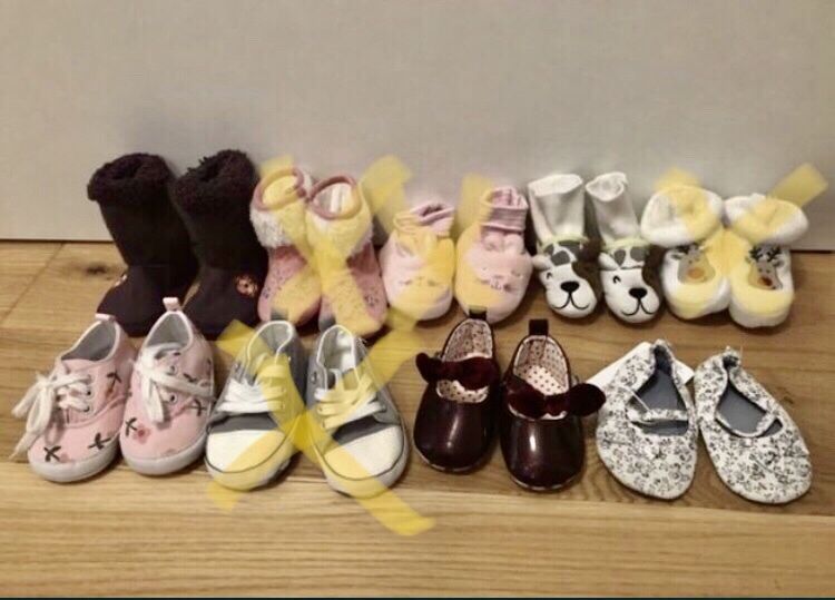 Взуття від народження до 9 місяців