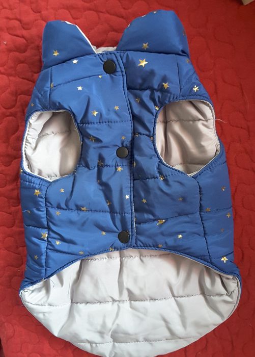 Casaco alcochoado para cão pequeno - tam 30 cm - Novo