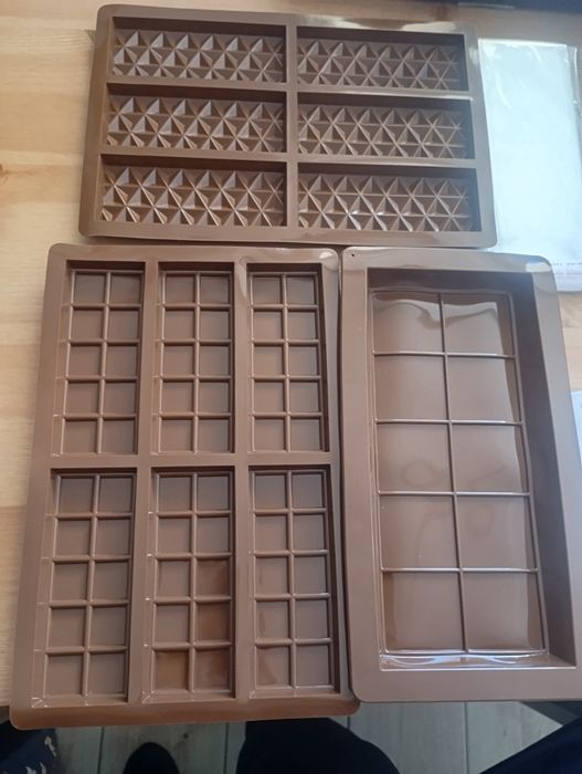 Foremki silikonowe do dubajskiej czekolady