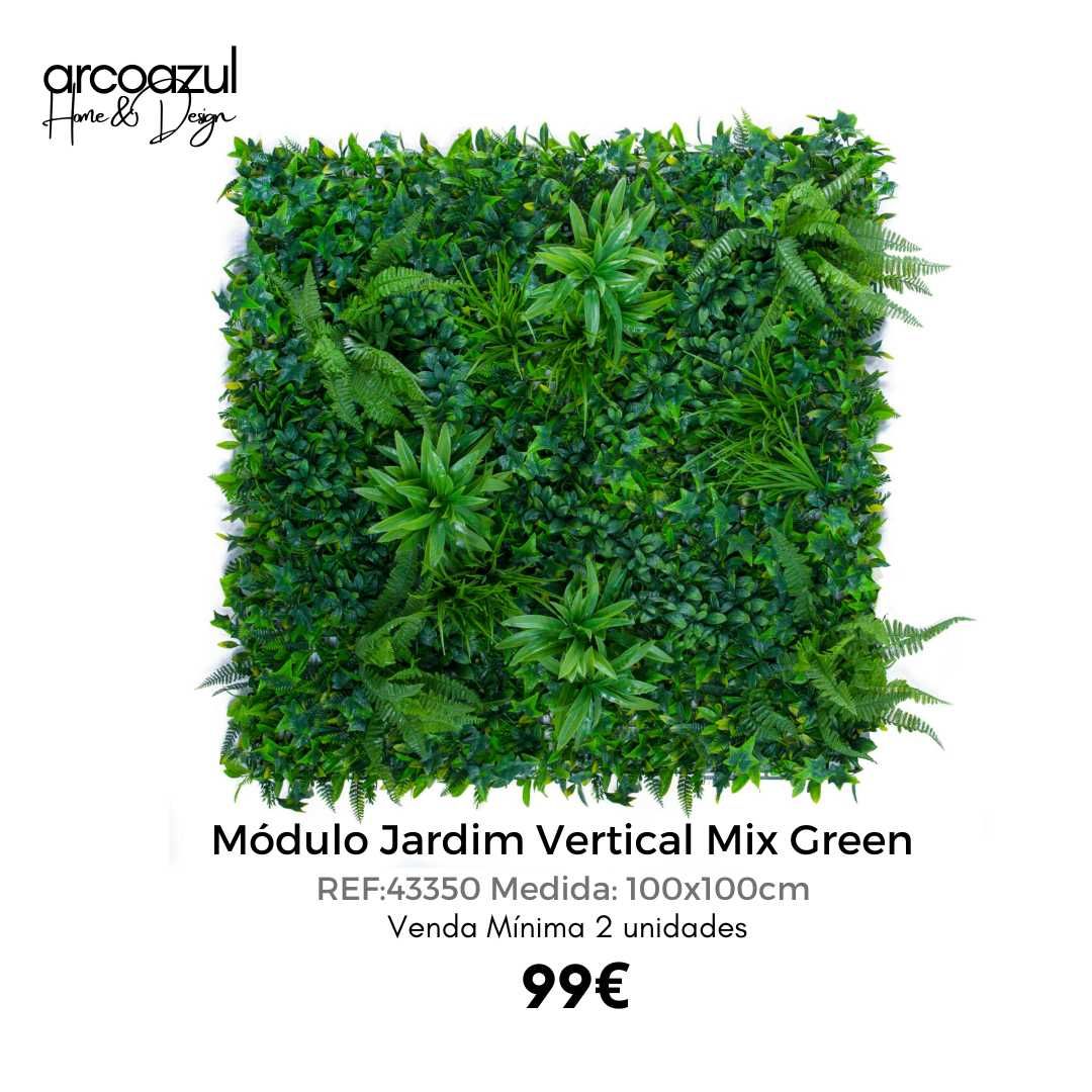 Moldulo Jardim Vertical 100x100cm - 2 Modelos By Arcoazul