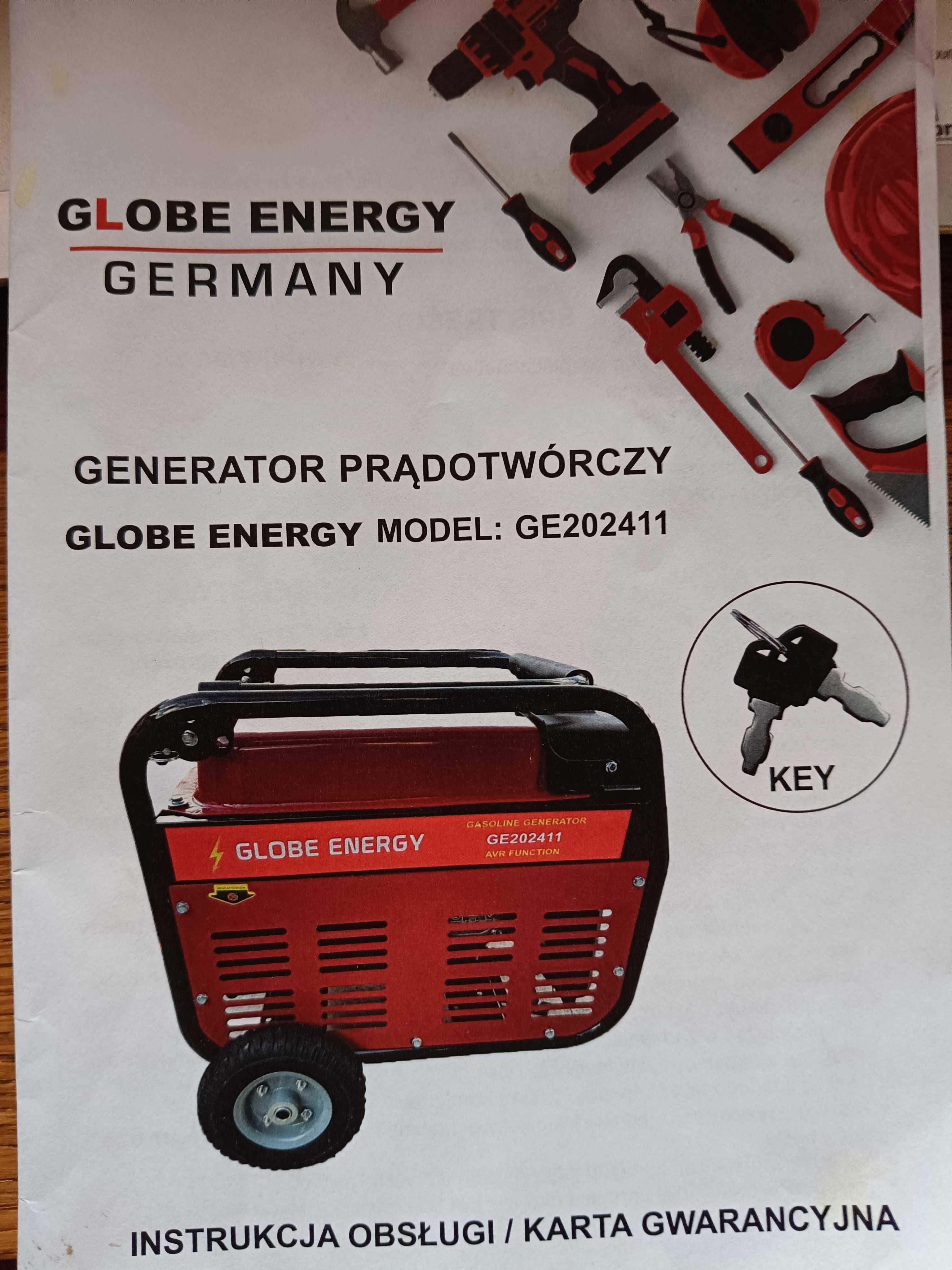 Agregat Prądotwórczy Globe Energy GE202411 Niemiecki
