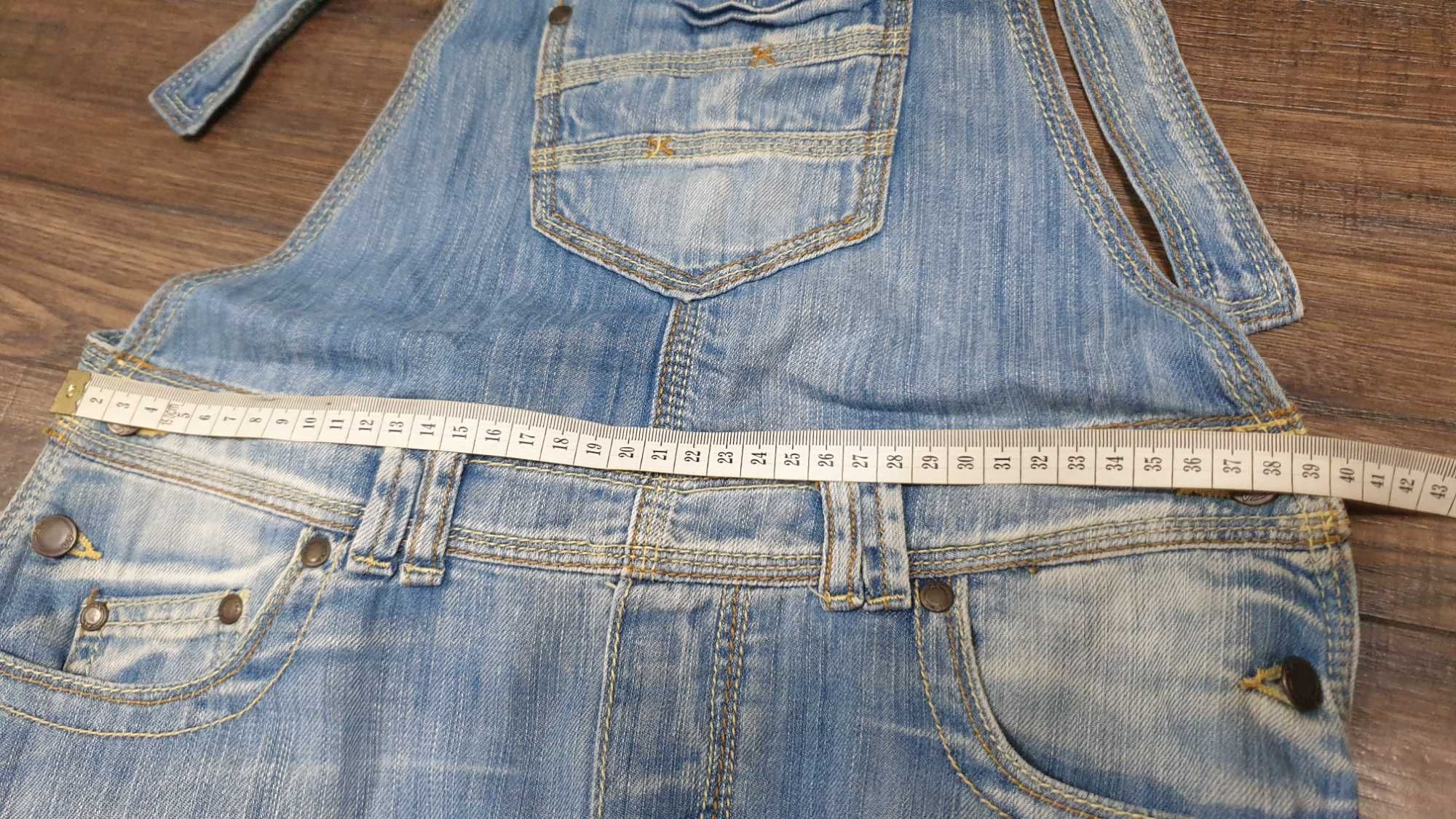 016 sukienka r. 36 S jeansowa ramiączka szmijzerka
