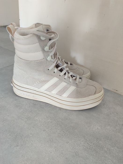 Adidas gazelle кроссовки высокие