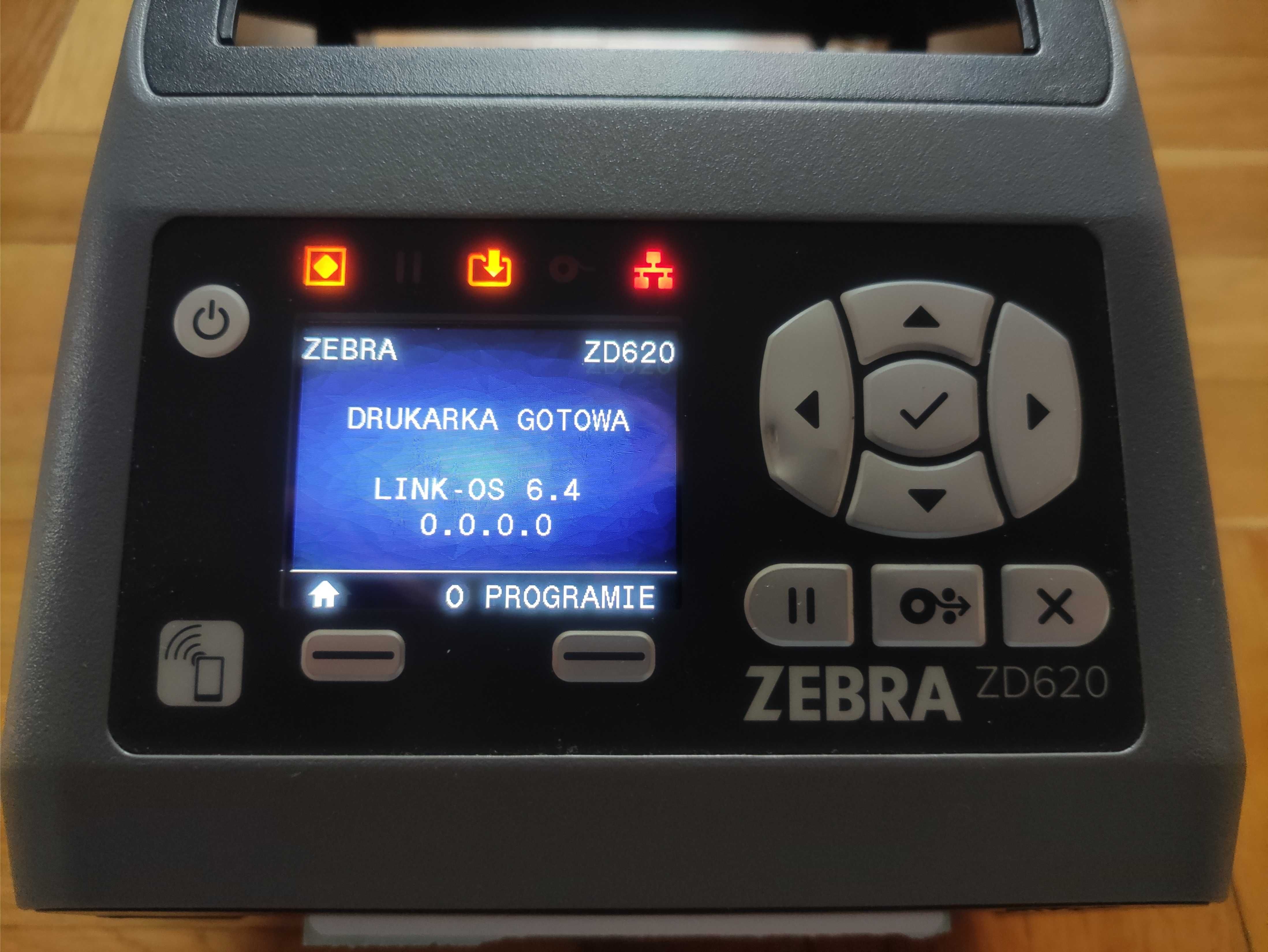 Drukarka Termiczna Etykiet Kurierska Zebra ZD620D WIFI Bluetooth