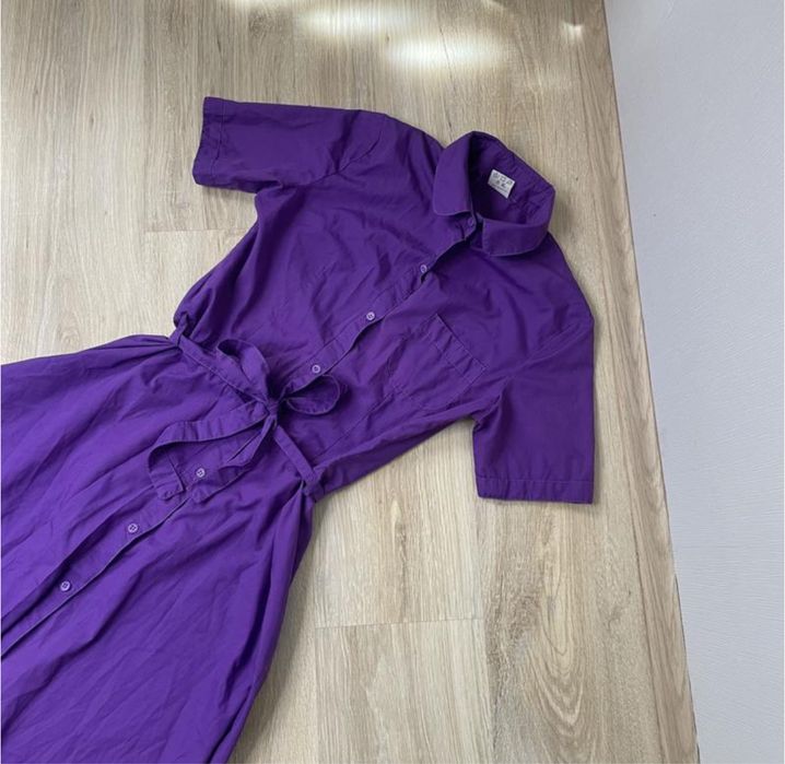 Сукня довга фіолетова