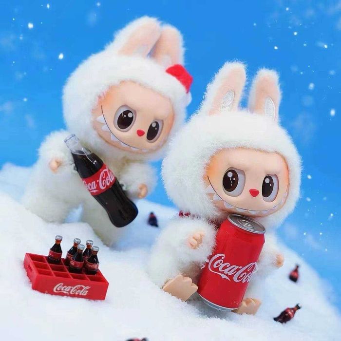 Labubu COCA COLA THE MONSTER Maskotka Lalka Brelok Figurka