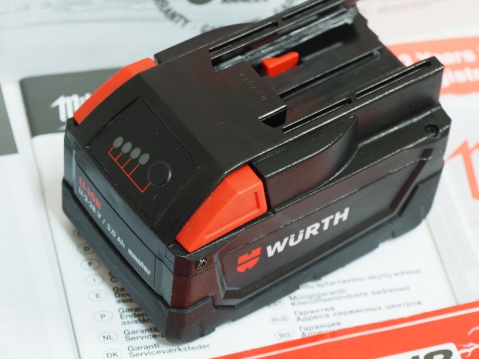 MILWAUKEE M28 V28 akumulator wurth bateria 28v 3ah LI-ION