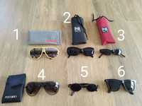 Óculos de sol anos 70-80 Ray ban, Armani, p&m, Ferrari, Carrera