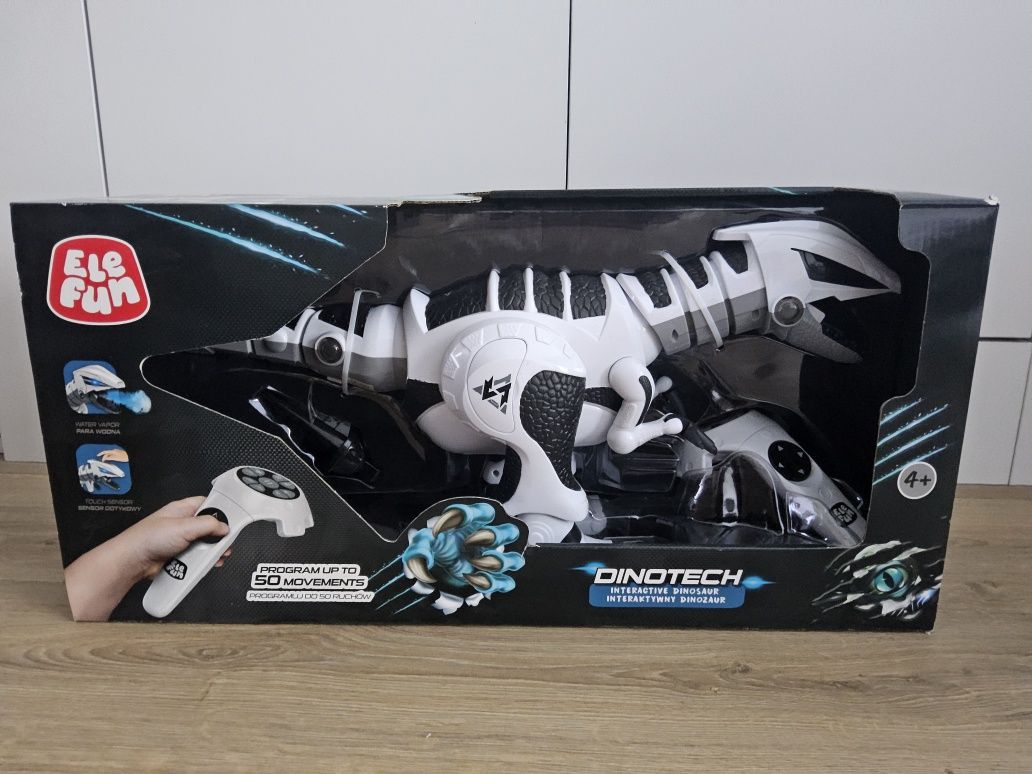 Interaktywny robot dinozaur Elefun Dinotech z funkcją programowania 60