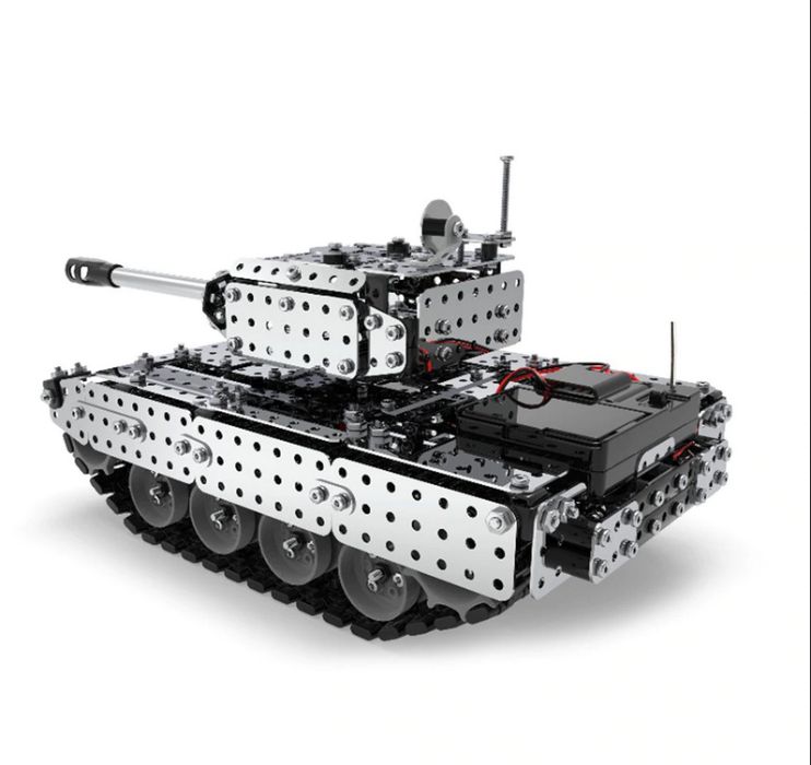sw(rc)-006 radio controlo tank, blocos de montagem em metal