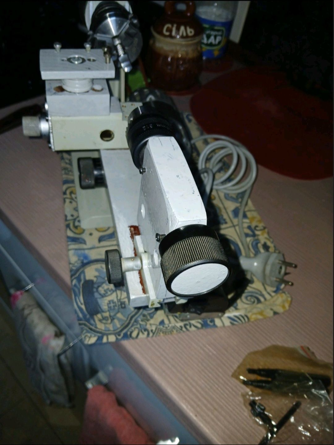 Токарный станок мини.