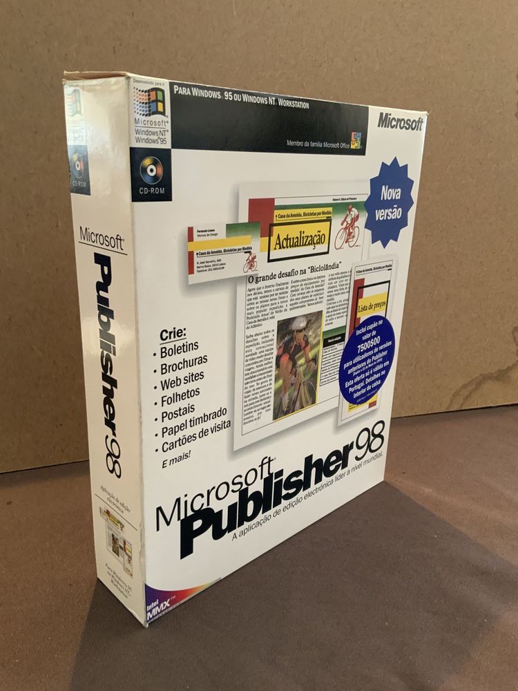 Software Vintage Microsoft Publisher 98 (1998)