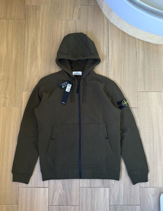 Худі Stone Island Felpa Zip Hoodie оригінал стон айленд authentic