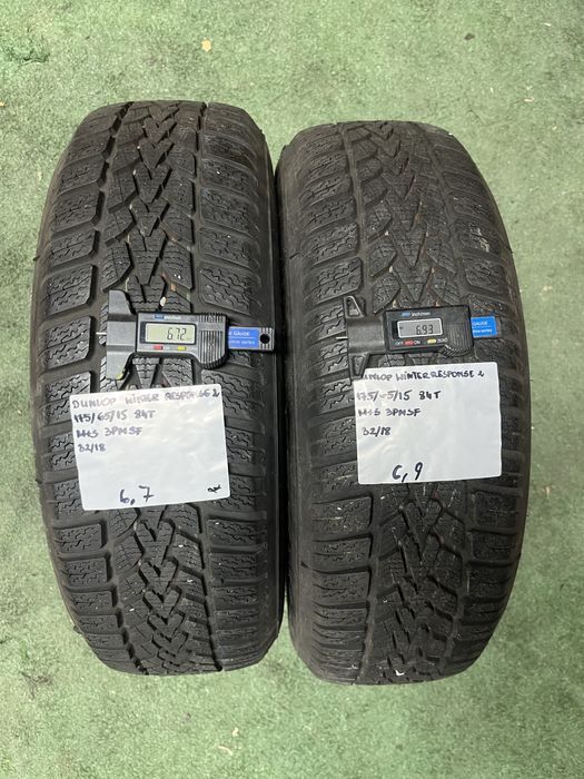 2x 175/66/15 84T DUNLOP WINTER RESPONSE 2 opona zimowa M+S 3PMSF