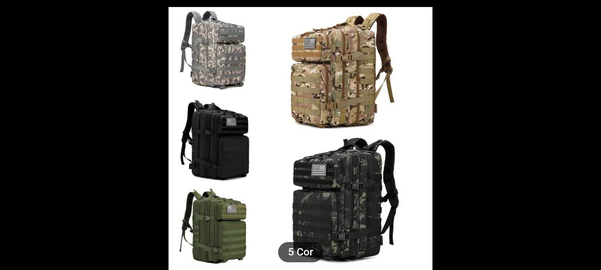 Mochila Militar tática 45l- portes grátis