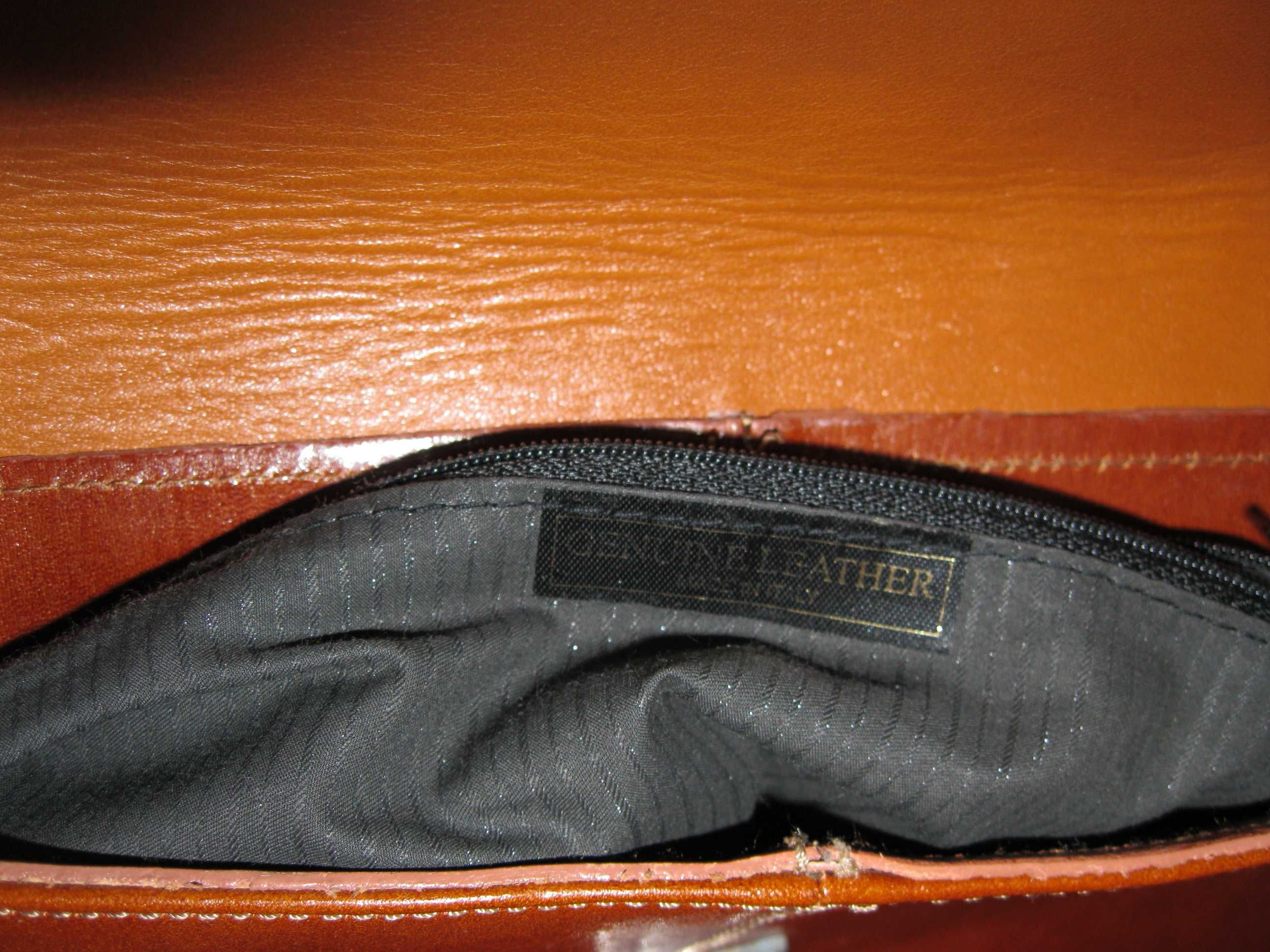 Genuine Leather torba torebka damska z włoskiej skóry naturalnej Nowa