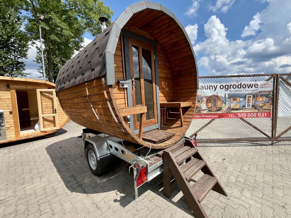Sauna, Jacuzzi, beczka, kamper, RELAKS GOTOWY OD RĘKI!!!