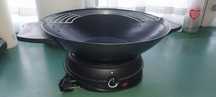 Wok elektryczny 1200 W 35 cm duży nieużywany
