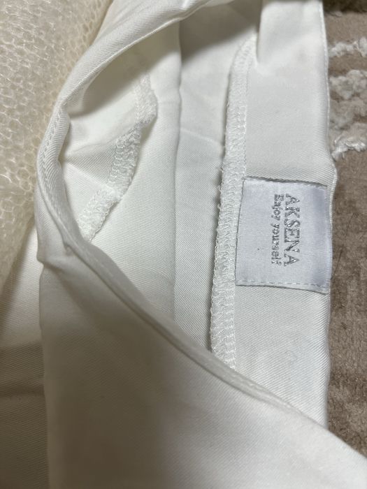 Плаття 40 розмір мохер білого кольору нарядне