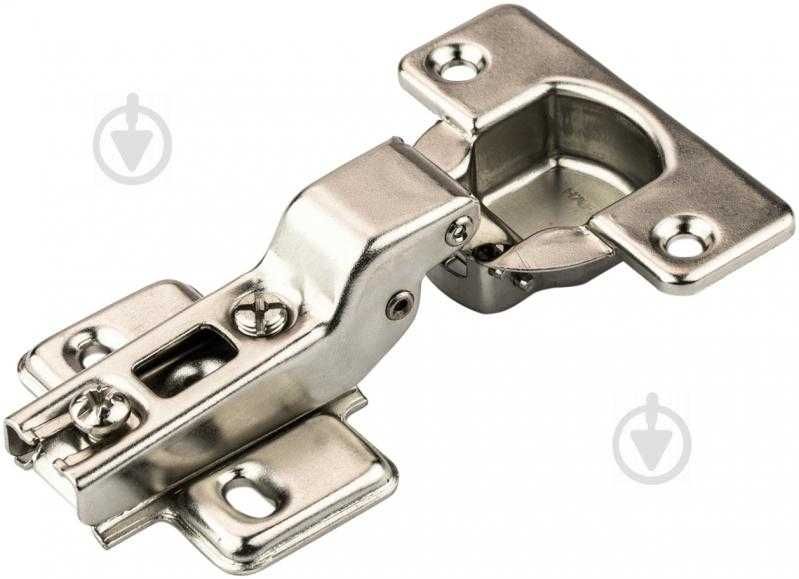 Петля METALLAMAT A 100° накладная стальная з монтажною планкой