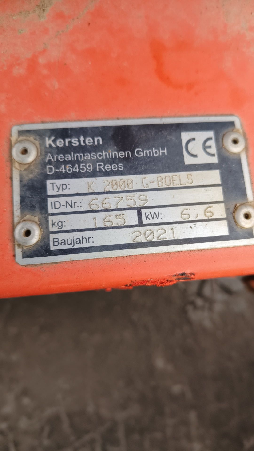Zamiatarka uliczna hydrauliczna marki karsten 21 rok