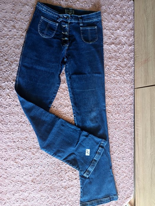 Spodnie jeans damskie S .