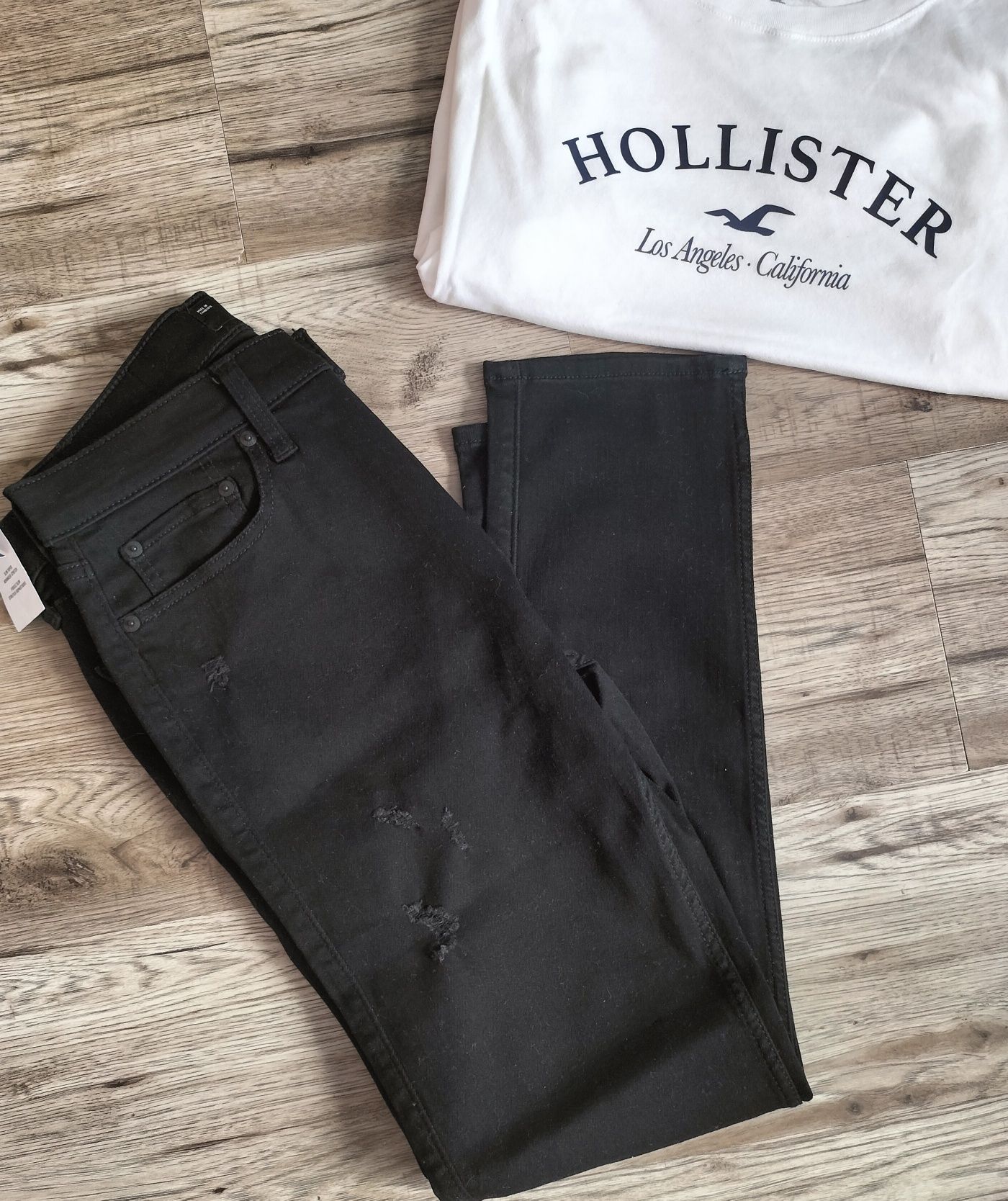 Nowe Jeansy Hollister L