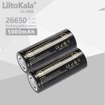 Акумулятор 26650 LiitoKala Lii-50A 5000mah високоємний 10A Li-Ion