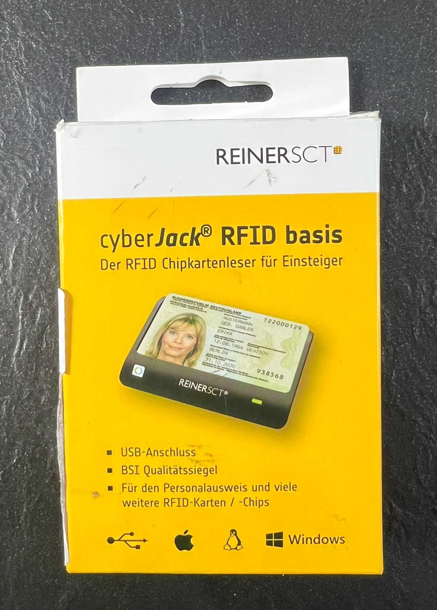 Czytnik kart Reiner SCT cyberJack RFID Basis czarny
