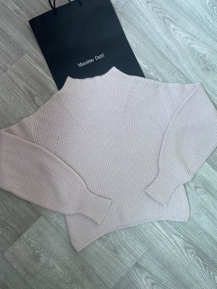 Пудровий джемпер 100% baby cashmere